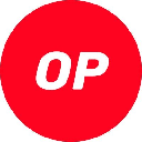 OP-USD trading pair logo